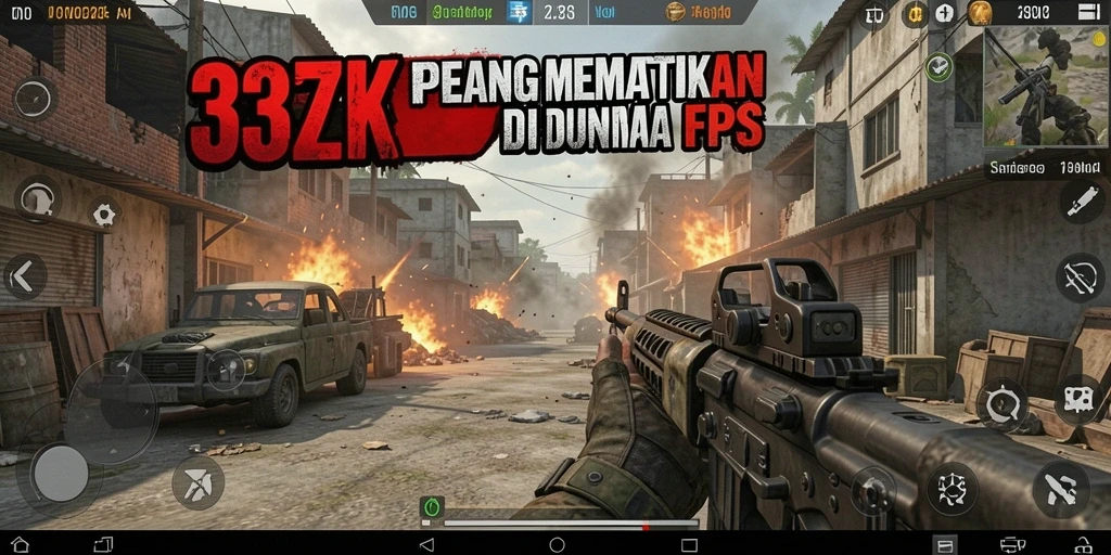 Tangkapan layar gameplay <strong>33ZK</strong> yang menampilkan pertempuran intens.