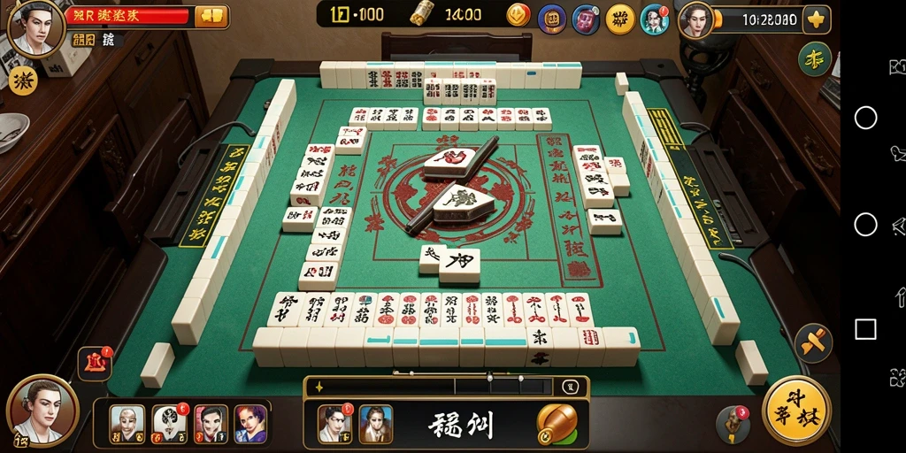 Tampilan gameplay Mahjong 34R yang menantang dan seru.