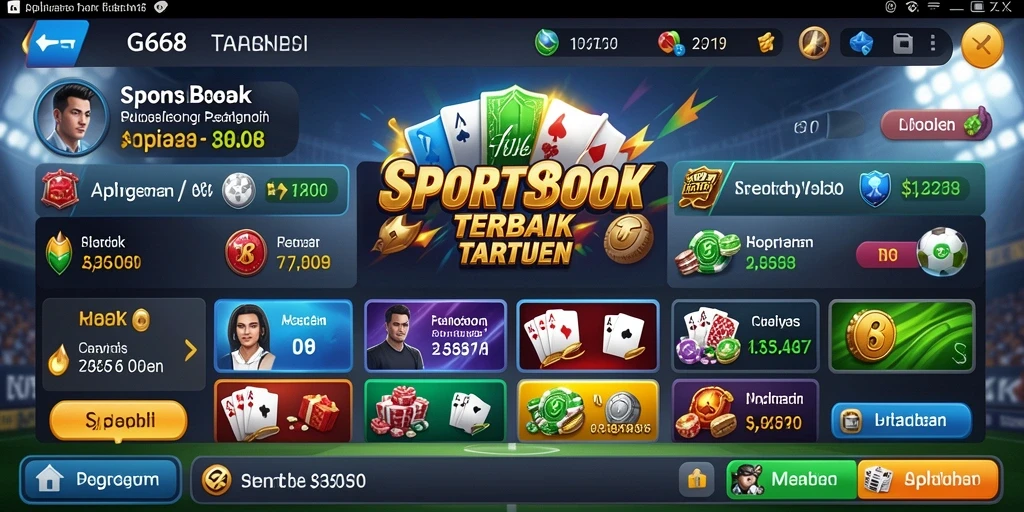 Tampilan gameplay G668 yang menarik dalam taruhan olahraga.