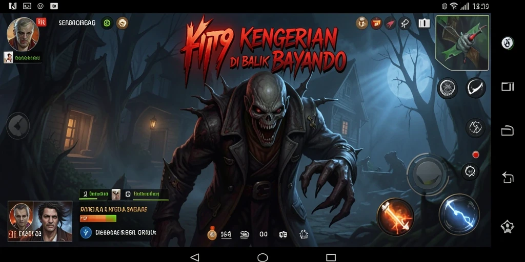 Screenshot menunjukkan gameplay HIT9 yang menegangkan dan atmosfer mencekam.
