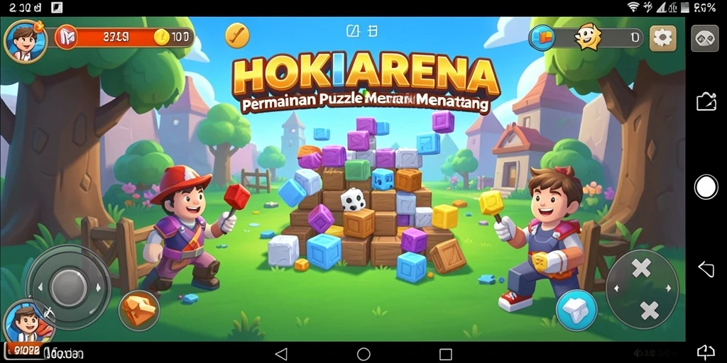 Tampilan gameplay HOKIARENA yang menantang dan mengasyikkan.