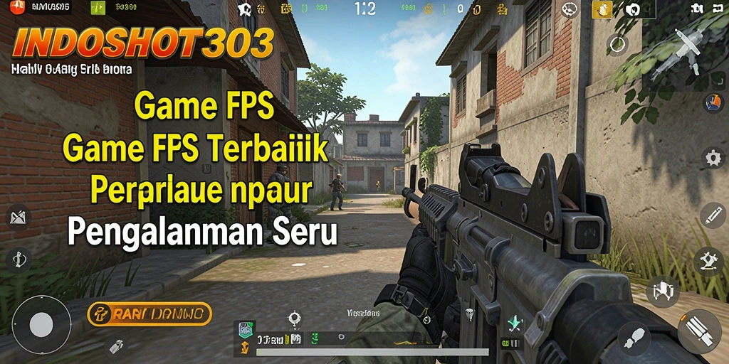 Tampilan gameplay intens dari INDOSLOT303 yang menampilkan pertarungan FPS.