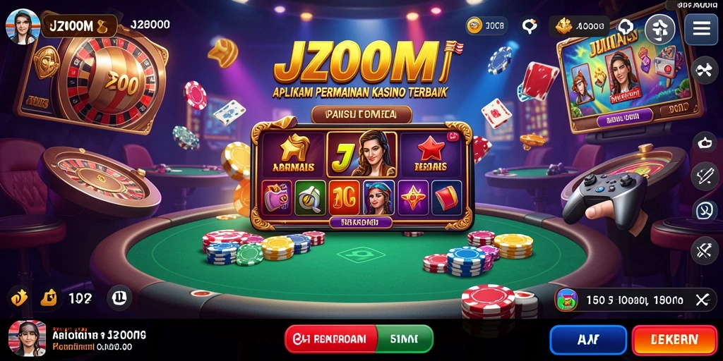 Screenshot gameplay J200M dengan tampilan menarik dan interaktif.
