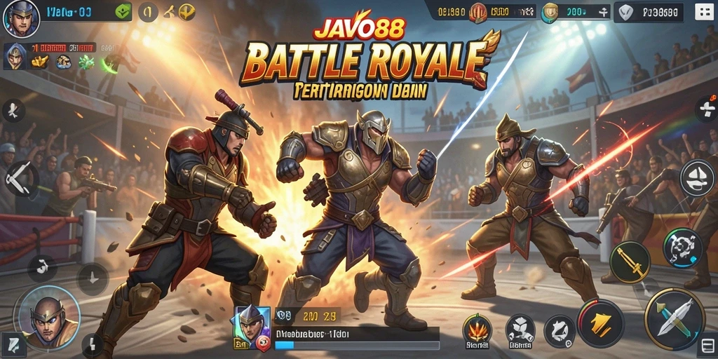 Tampilan menarik dari pertempuran seru di JAVO88.