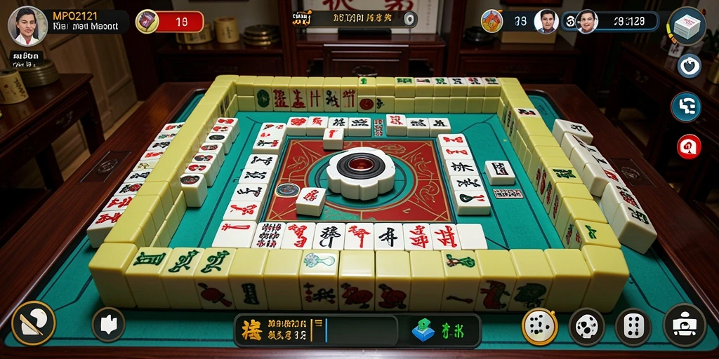 Tampilan gameplay MPO2121 yang menarik dan interaktif dalam bermain Mahjong.