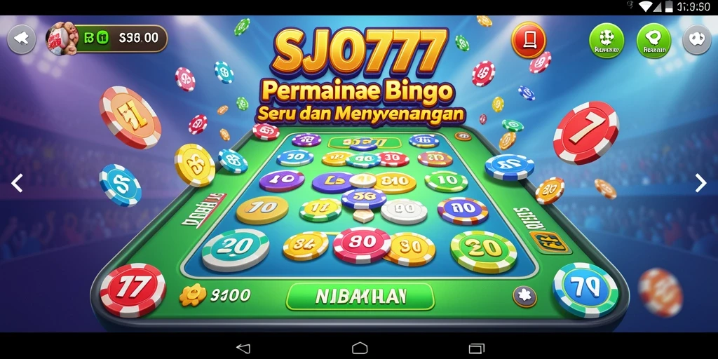 Screenshot gameplay SJO777 menampilkan momen menegangkan di Bingo.