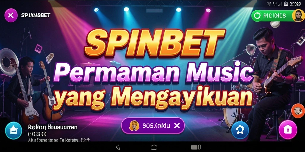 Gameplay SPINBET yang interaktif dengan musik favorit.