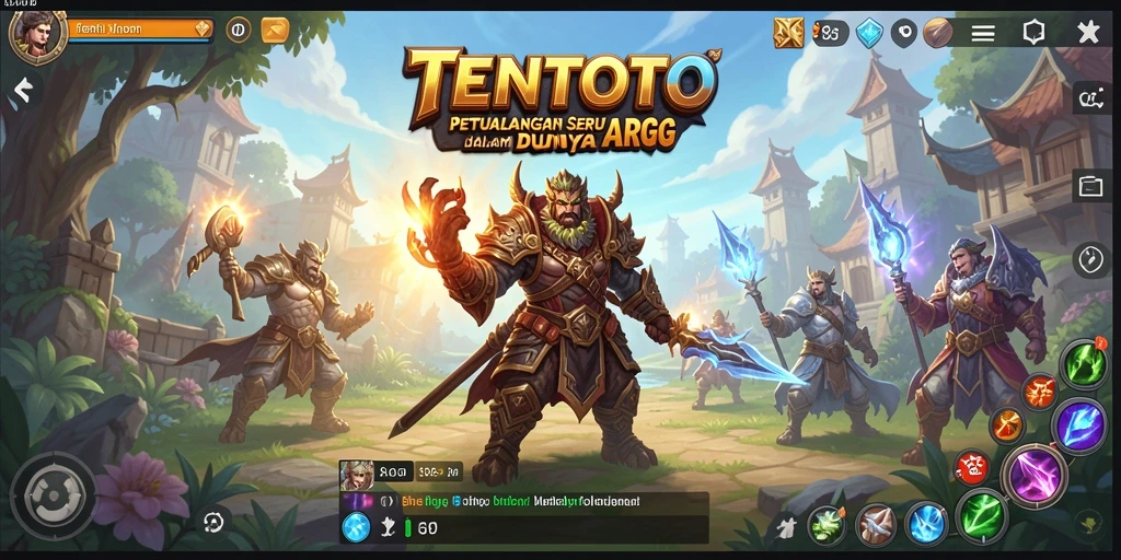Gameplay TENTOTO menampilkan pertarungan seru dalam dunia ARPG.