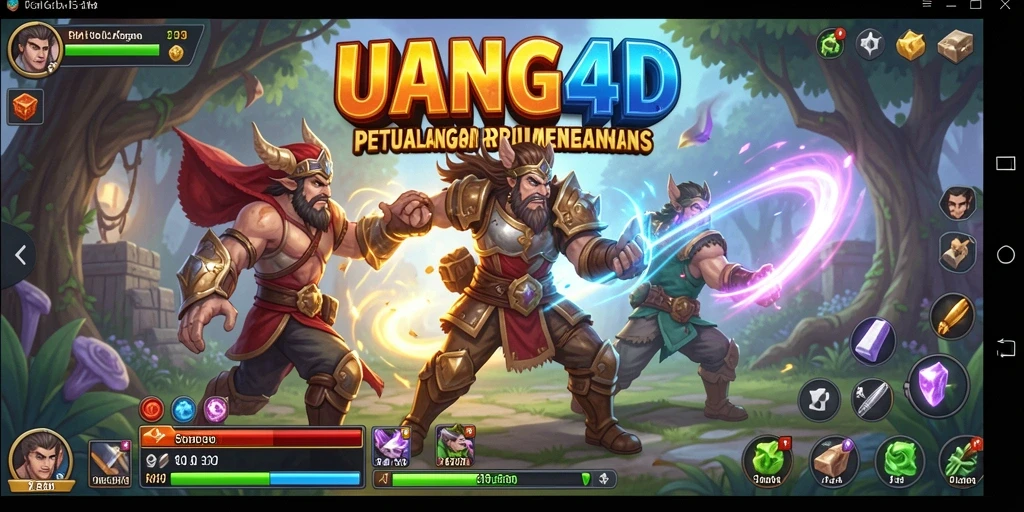 Tampilan RPG UANG4D dengan grafis menakjubkan dan gameplay seru.