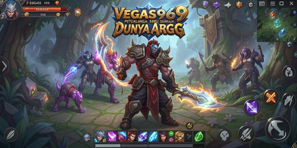 Tampilan gameplay seru dalam dunia ARPG VEGAS969.