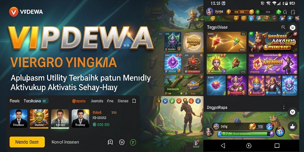 Tampilan utama VIPDEWA yang menunjukkan berbagai fitur Utility.