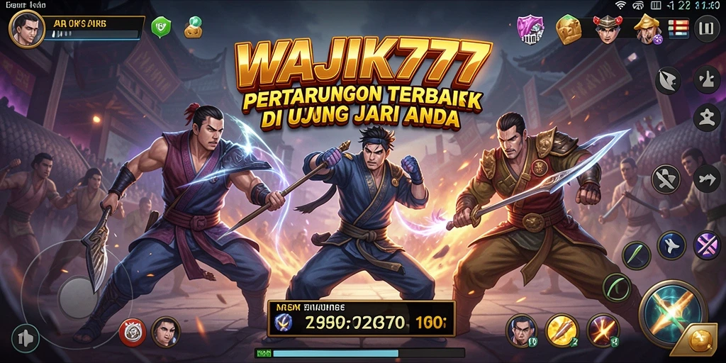 Tampilan seru saat pertarungan dalam WAJIK777.