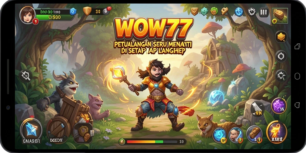 Pengalaman gameplay menarik di dunia petualangan WOW77.